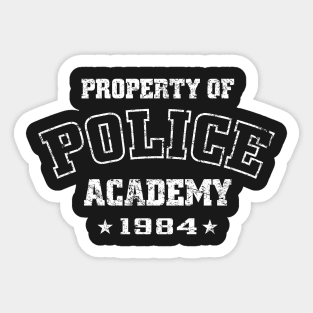 Property of Police Academy Sticker